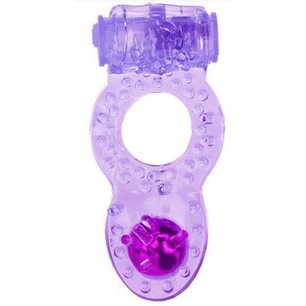 Anel peniano c/ vibro estimulador anal