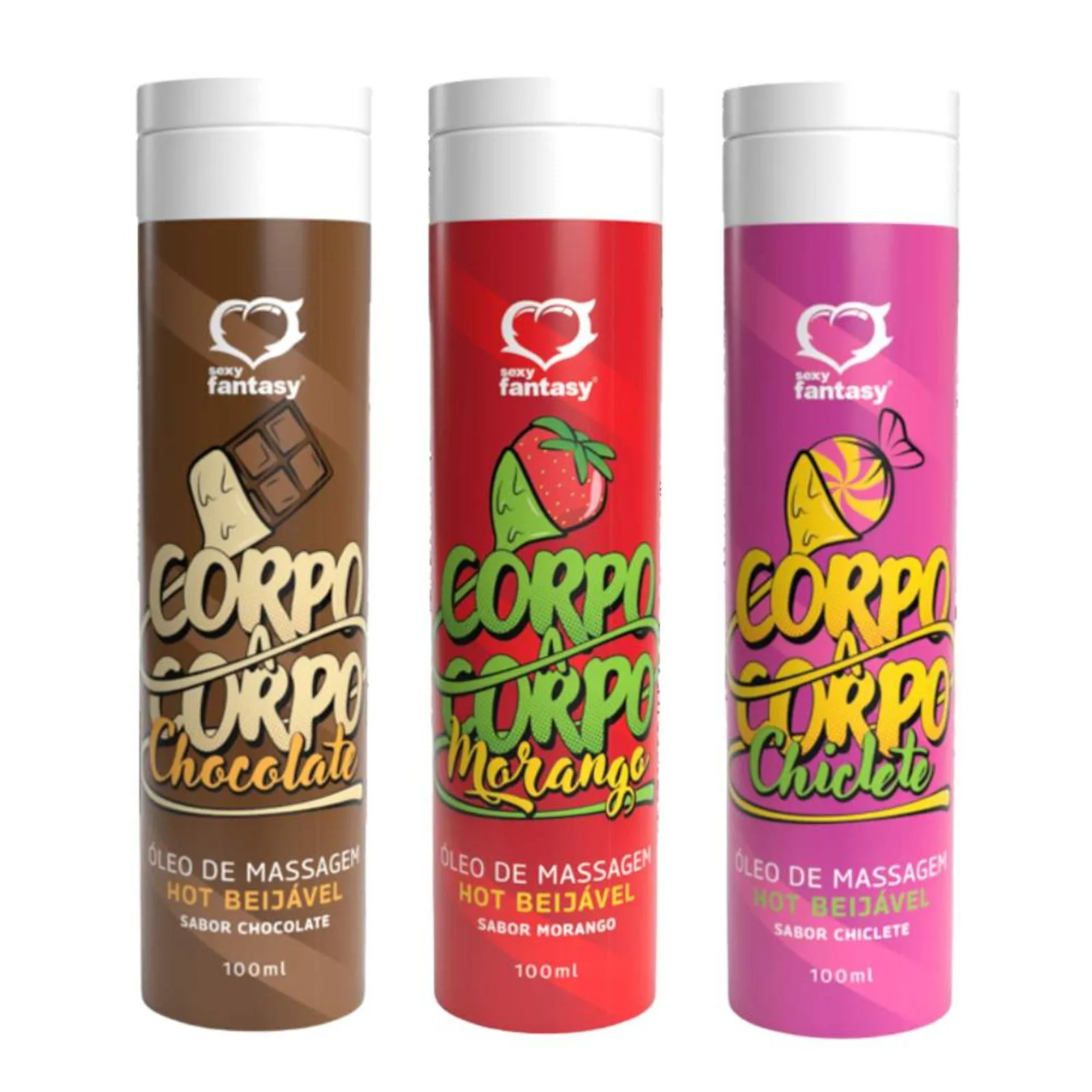 Óleo Beijável Hot Corpo A Corpo 100ml