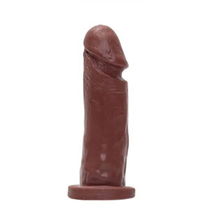Prótese s/ vibro s/ escroto 16cm negra