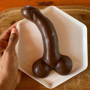Chocolate Pênis Torto Recheado